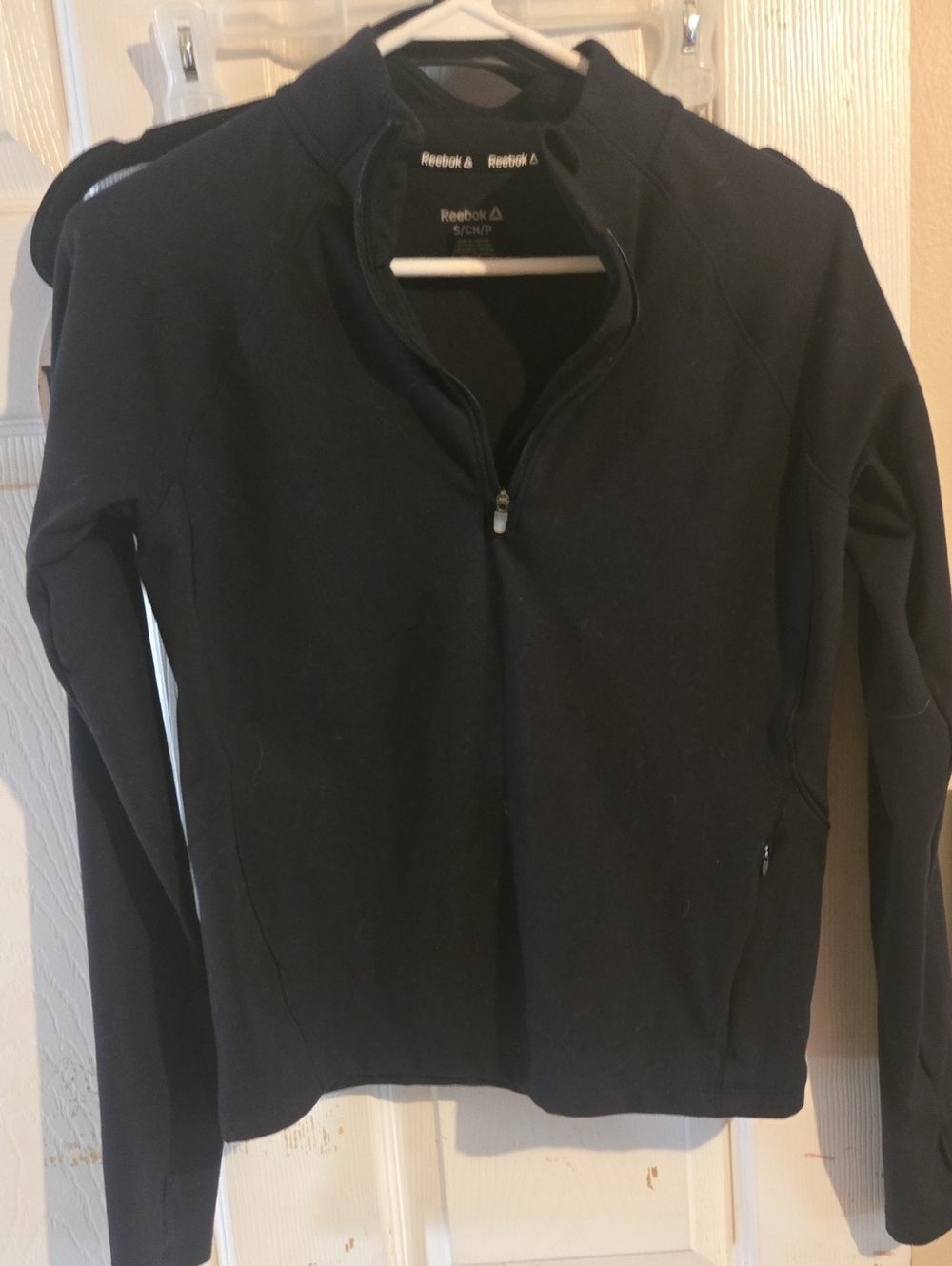 Reebok Black Half-Zip Athletic Top
